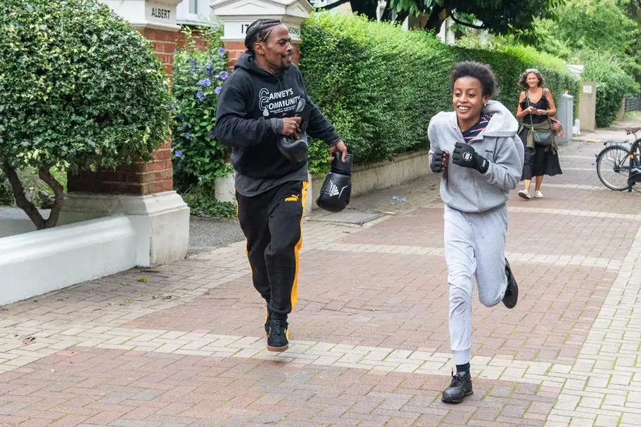 Carney’s Community team working with disadvantaged youth London